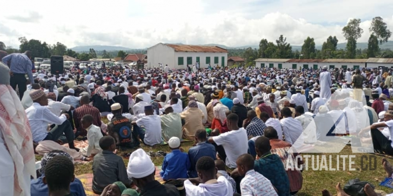 Rassemblement des musulmans à Bunia/Ph ACTUALITE.CD 