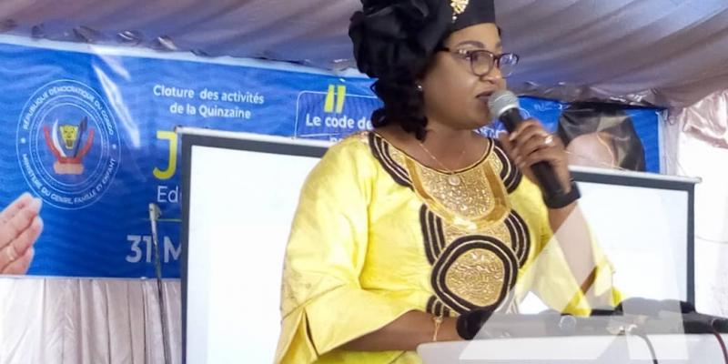 JIFA 2021 en RDC : Gisèle Ndaya a plaidé pour « une prise en charge holistique des familles des militaires et policiers »