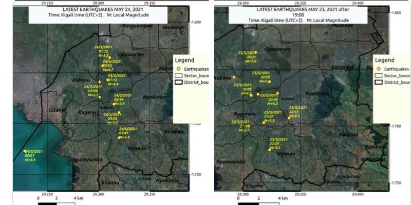 Illustration par: Rwanda Seismic Monitor 