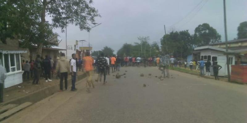 Une manifestation des jeunes de Beni contre la Monusco. Ph/ACTUALITE.CD.