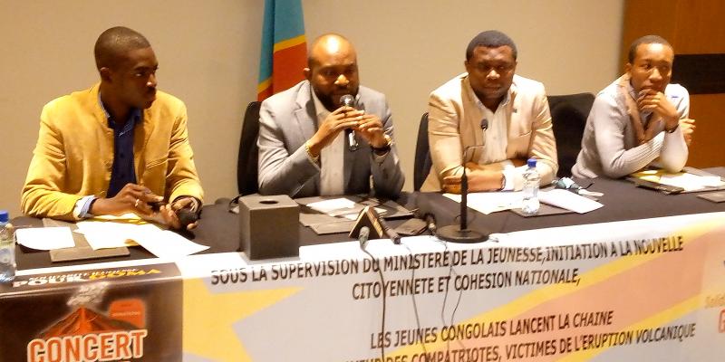 Lancement de la chaîne de solidarité en faveur de la population de Goma. Ph. ACTUALITE.CD