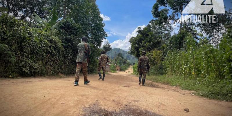 Les militaires congolais dans la zone opérationnelle de Beni/Ph ACTUALITE.CD