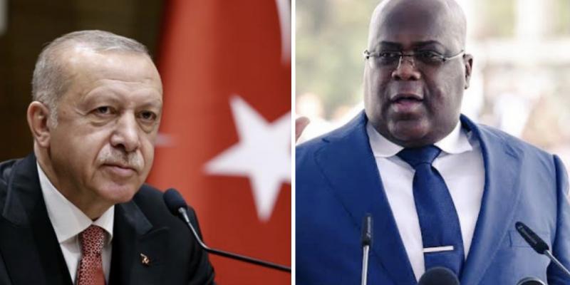 Recep Tayyip Erdoğan et Félix Tshisekedi