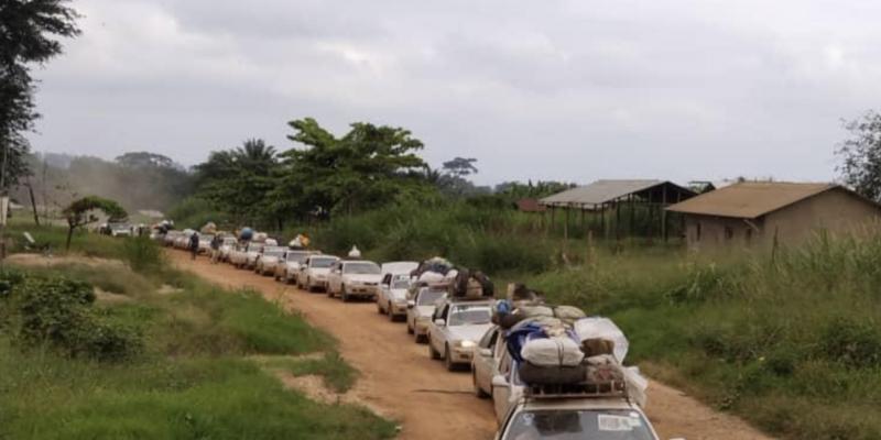 Reprise du convoi sécurisé (Ph. Monusco) 