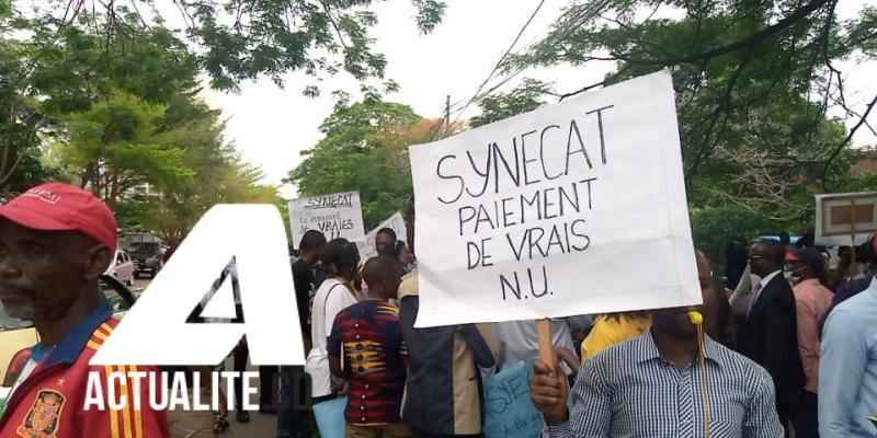 Manifestation des enseignants en grève