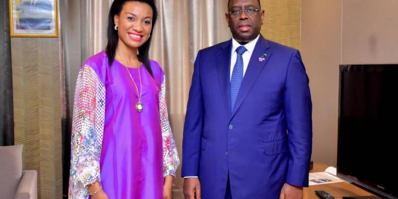 Odiane Lokako et Macky Sall