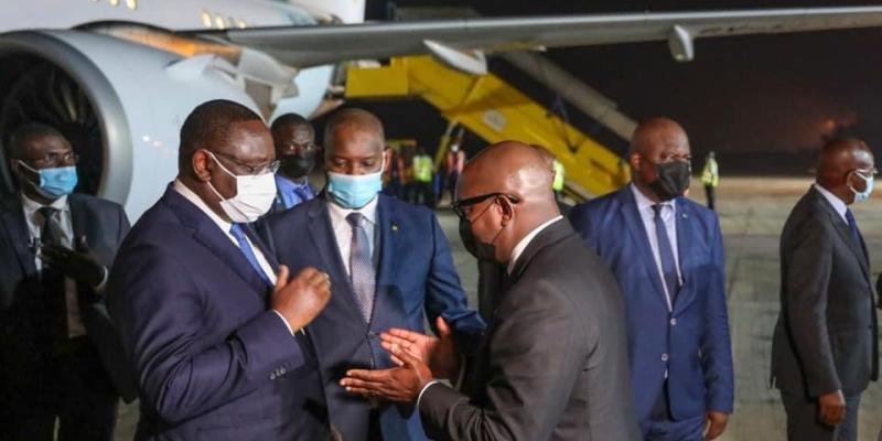 Arrivée de Macky Sall à Kinshasa 