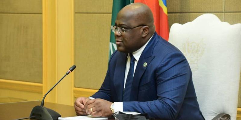 Le président de la République Félix Tshisekedi