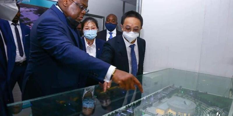 Félix Tshisekedi, président de la République, lors d'une de ses visites dans le cadre du partenariat Sino-Congolais  