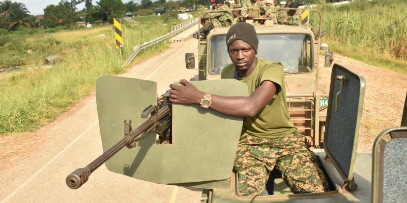 Des militaires de l’Armée ougandaise. Photo d’illustration