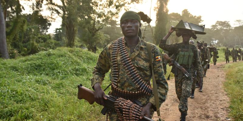 Des militaires de l’Armée ougandaise. Photo d’illustration