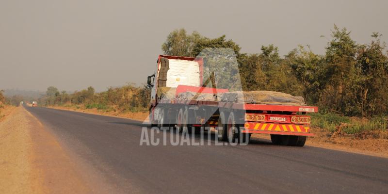 La RN1 entre Lubumbashi et Likasi/Ph ACTUALITE.CD 