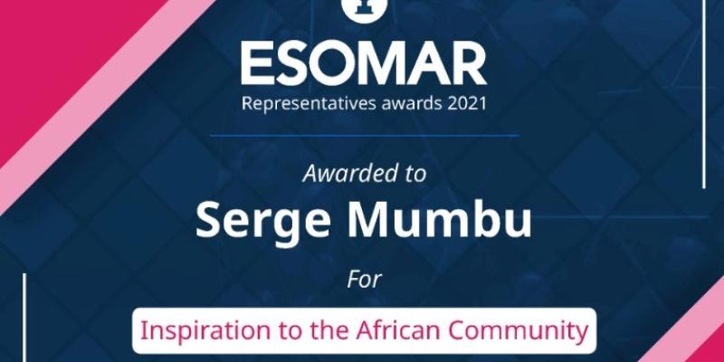 ESCOMAR Awarde to Serge Mumbu