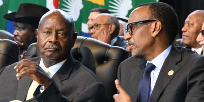 Paul Kagame et Yoweri Museveni