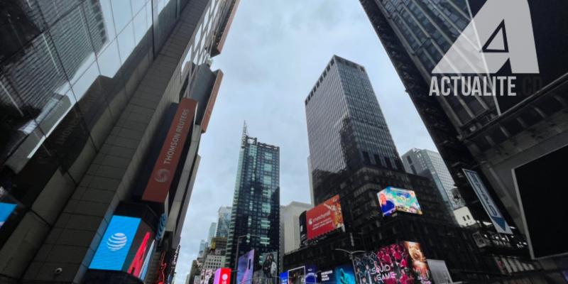 Une vue de Manhattan, à New York 