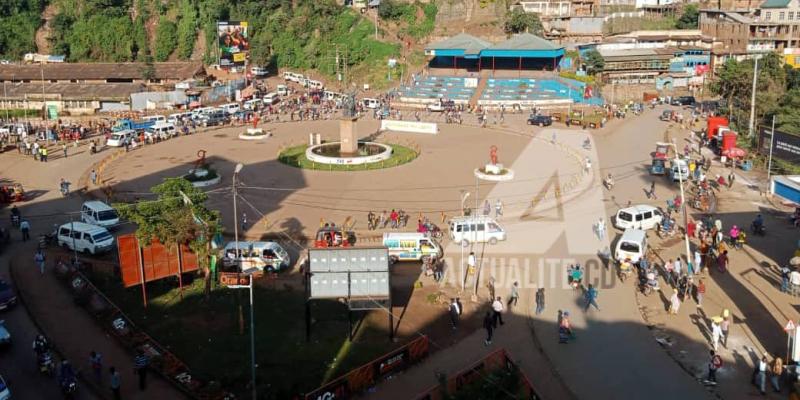 Vue de la ville de Bukavu