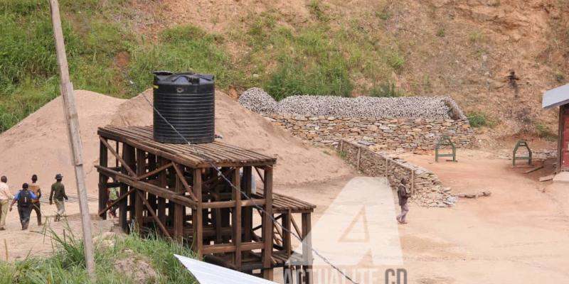 le chantier de la centrale hydroélectrique de Talihya