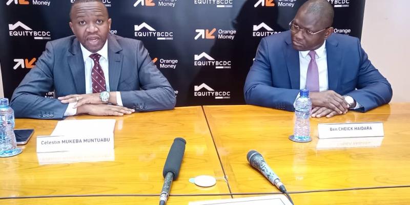 Les DG de Equity BCDC et Orange RDC 