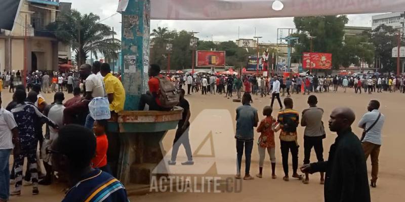 Manifestation des taxi-motos à Lubumbashi 