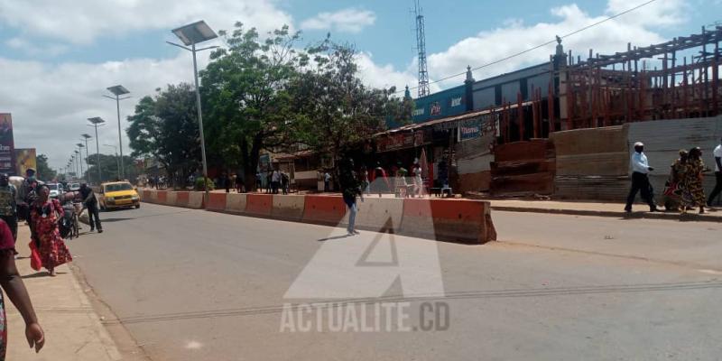 Une artère de la ville de Lubumbashi dans la commune de Kampemba