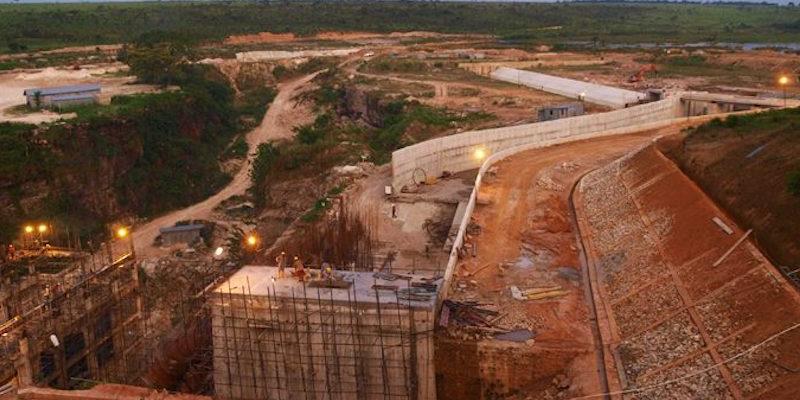 Des travaux de réhabilitation de la centrale de Kakobola. Photo droits tiers