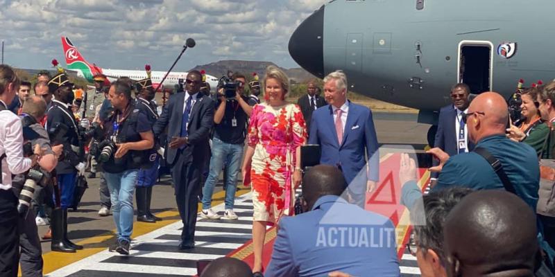 Le couple royal belge à Lubumbashi 