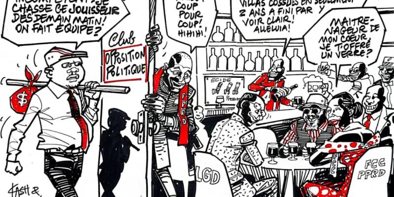 Les caricatures de ACTUALITE.CD sont réalisées par Kash