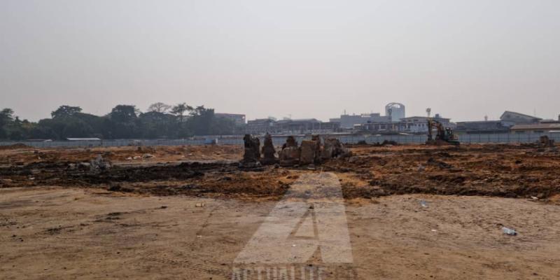 les travaux de reconstruction du marché Zando