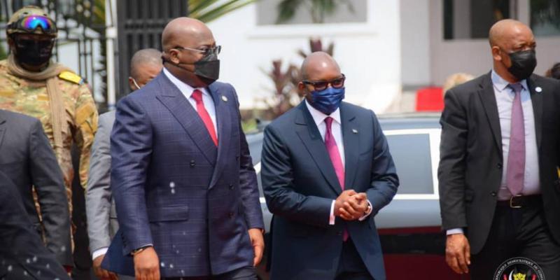 Sama Lukonde et Félix Tshisekedi