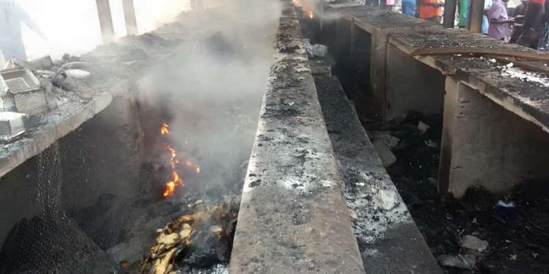 marché de la liberté incendie