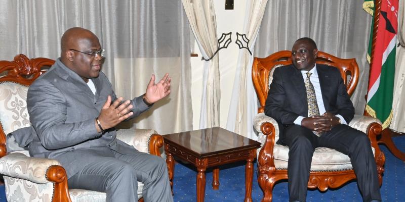 William Ruto et Félix Tshisekedi