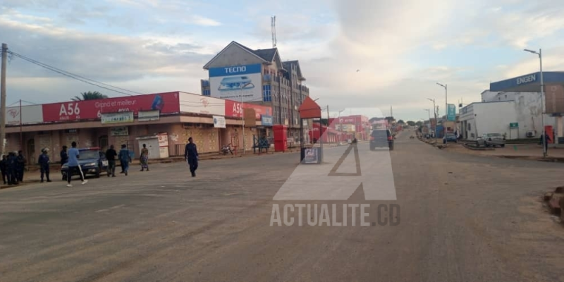 Boulevard de Libération à Bunia