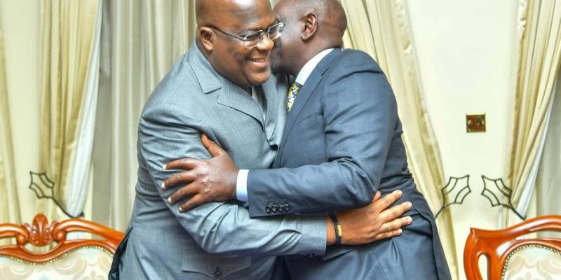 Félix Tshisekedi et William Ruto