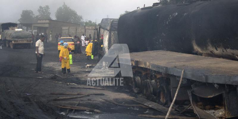 Explosion d'un camion de carburant à Mbuba en octobre 2018