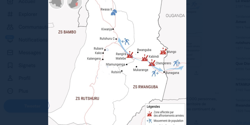 Carte produite par OCHA