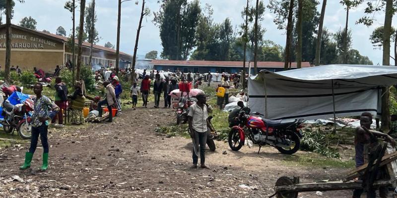 Les déplacés à Kanyarucinya, Ph. OCHA