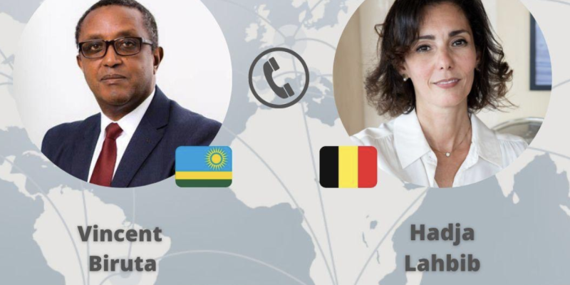 Entretien téléphonique entre les ministres Rwandais et Belge des affaires étrangères