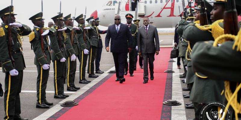 Félix Tshisekedi à Luanda