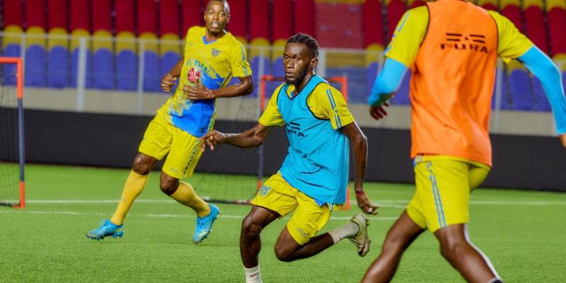 Les joueurs de Lupopo à l'entrainement