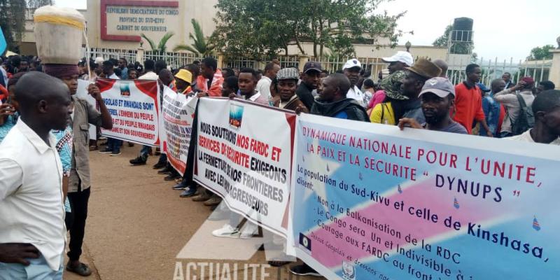 Mobilisation contre le M23 à Bukavu