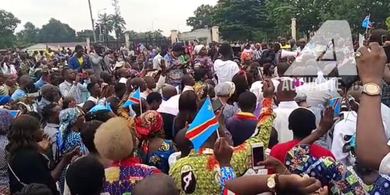 Manifestation contre les violences dans l'Est de la RDC