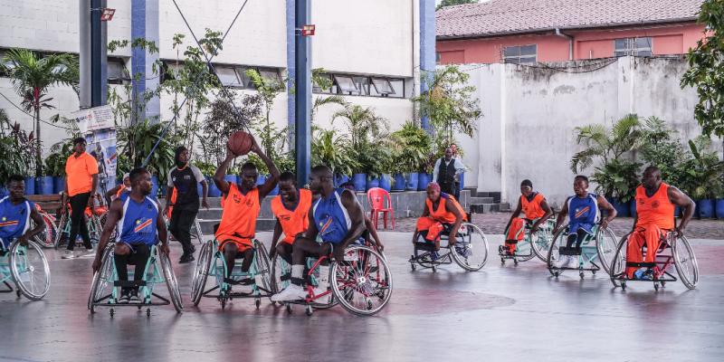 basketball sur fauteuil rouan