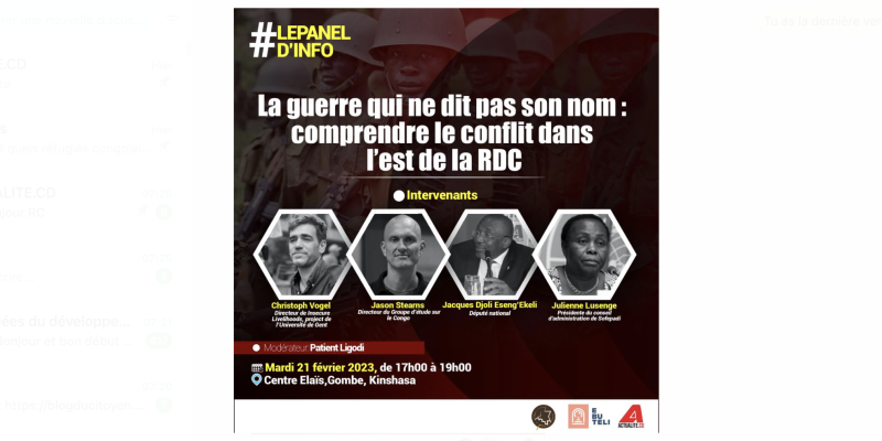 La Panel d'info/Accès sur invitation