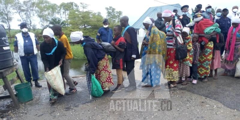 Des réfugiés burundais rapatriés de la RDC via le poste frontalier de Kavimvira