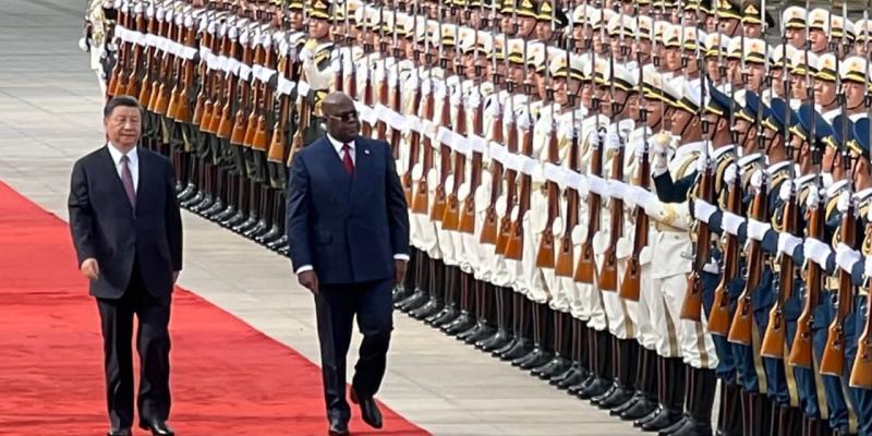 Félix Tshisekedi en Chine