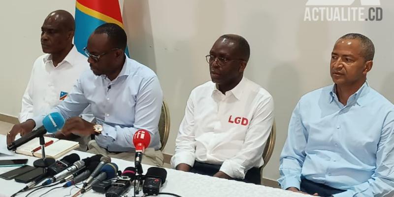 Martin Fayulu, Moise Katumbi, Matata Ponyo et Delly Sesanga