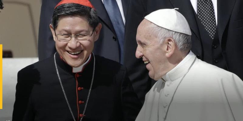 Le Pape François et le cardinal Luis Antonio Tagle