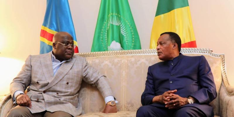 Félix Tshisekedi et Denis Sassou Nguesso