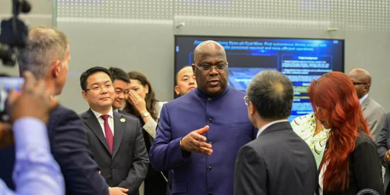 Félix Tshisekedi en Chine