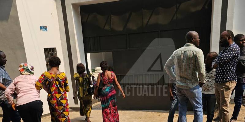 L'entrée de la résidence de Chérubin Okende sur l'avenue Mont Fleury à Kinshasa